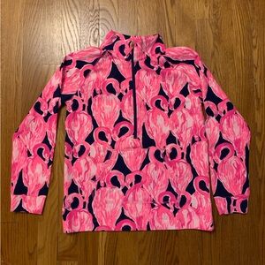 Lilly Pulitzer Girls Quarter Zip Pullover